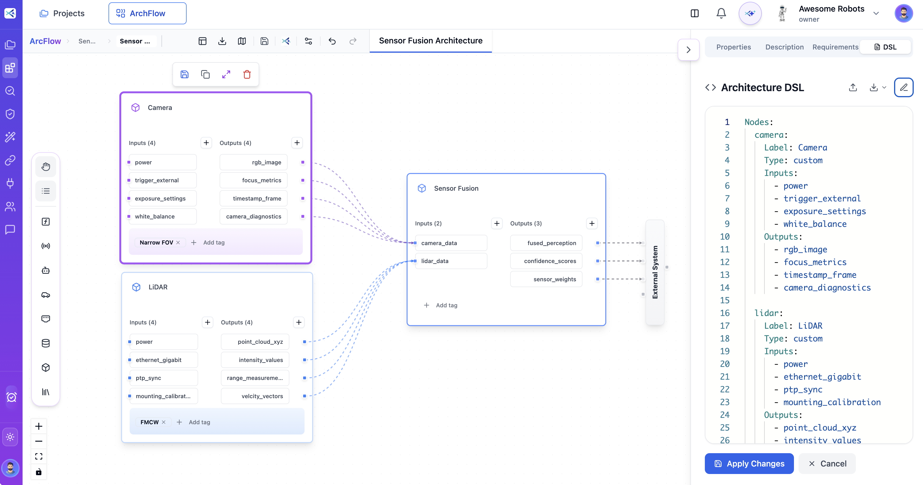 ArchFlow Architecture DSL - Machine-readable architecture format